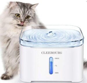 Cleebourg cat water fountain